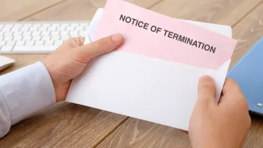 Notice of termination